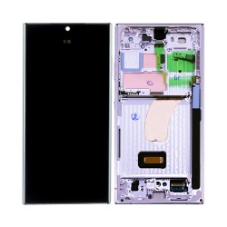 Touch+Display+Frame Samsung Galaxy S23 Ultra 5G/S918 Service Pack Cream
